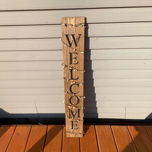 Welcome Wood Plank Oak Color