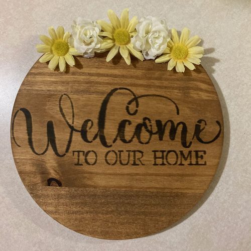 Welcome to our Home Wood Sign